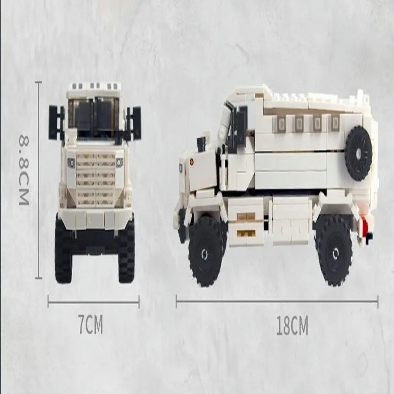 Xingbao MOC Building Block Set: Armored Off-Road KPA3 Truck, Model XB06804