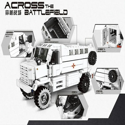 Xingbao MOC Building Block Set: Armored Off-Road KPA3 Truck, Model XB06804