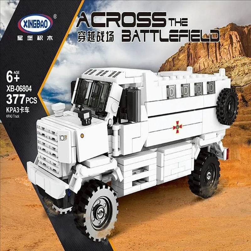 Xingbao MOC Building Block Set: Armored Off-Road KPA3 Truck, Model XB06804