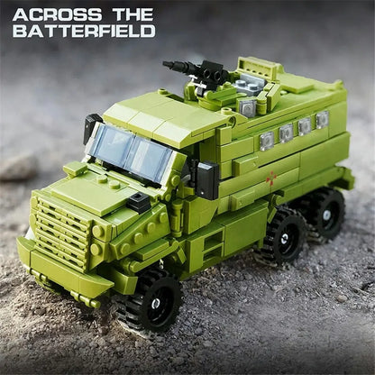 Xingbao MOC Building Block Set: Armored Transport Truck, Model XB06801