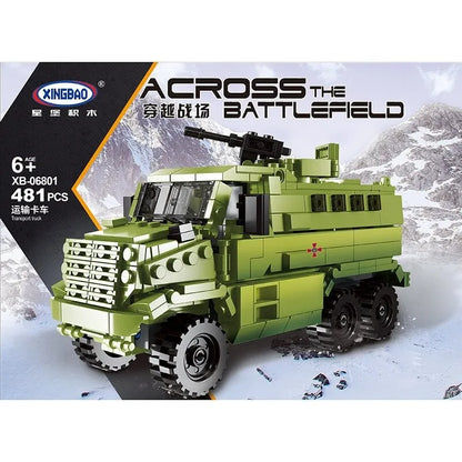 Xingbao MOC Building Block Set: Armored Transport Truck, Model XB06801