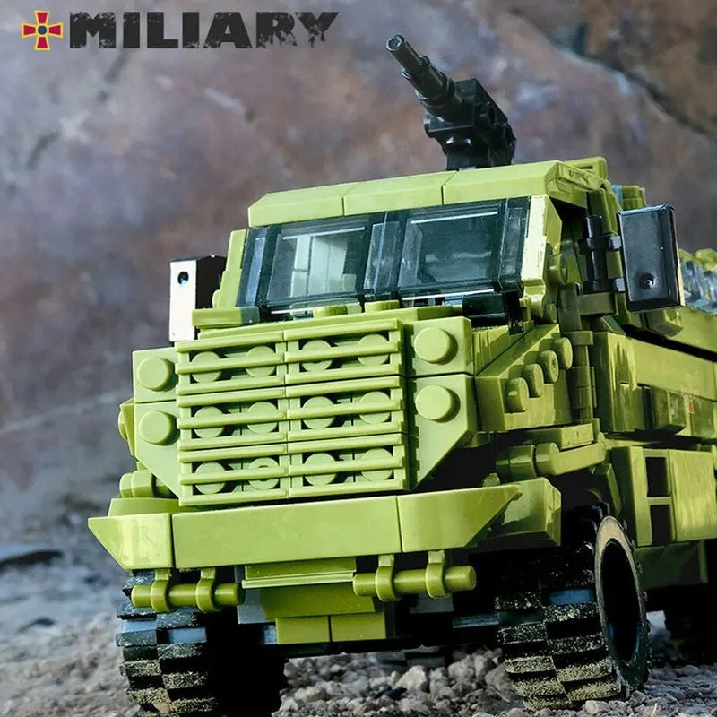 Xingbao MOC Building Block Set: Armored Transport Truck, Model XB06801