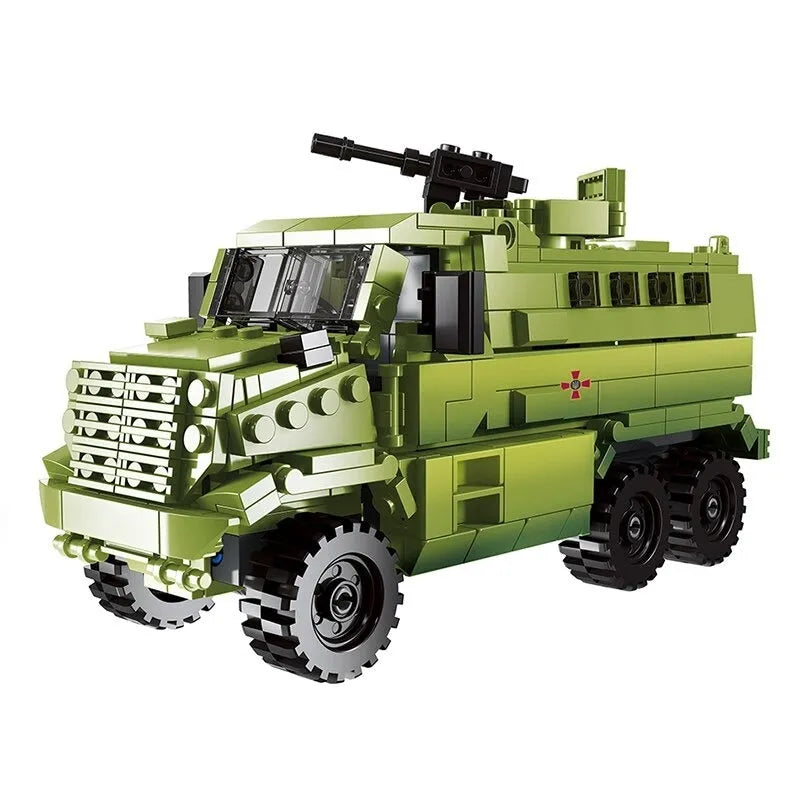 Xingbao MOC Building Block Set: Armored Transport Truck, Model XB06801