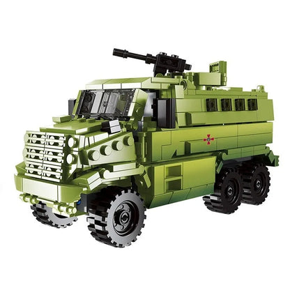 Xingbao MOC Building Block Set: Armored Transport Truck, Model XB06801