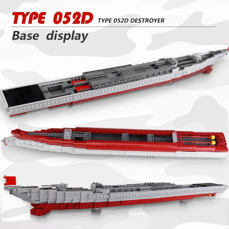 Xingbao MOC Building Block Set: Guided Missiles Destroyer Warship, Model XB06028