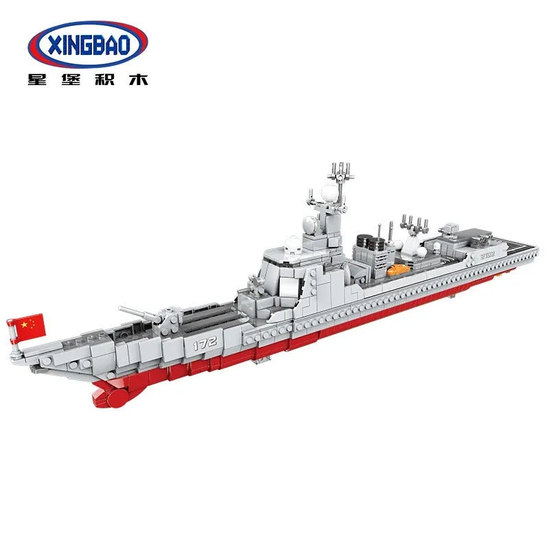 Xingbao MOC Building Block Set: Guided Missiles Destroyer Warship, Model XB06028