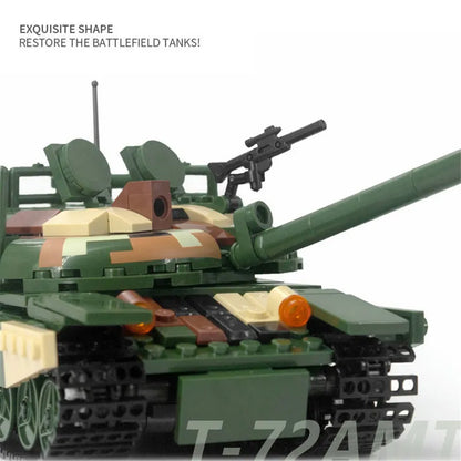 Xingbao MOC Building Block Set: WW2 T72 Main Battle Tank, Model XB06802