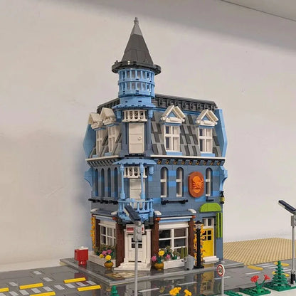 Xingbao MOC Building Block Set: Street City Expert Europa Dining Room, Model XB01007