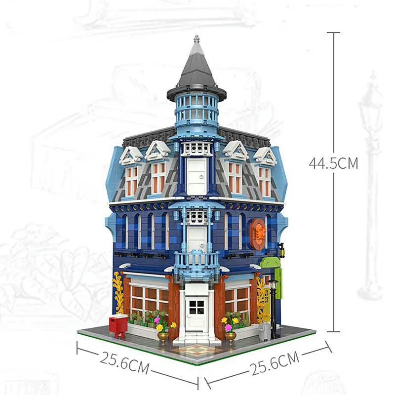 Xingbao MOC Building Block Set: Street City Expert Europa Dining Room, Model XB01007