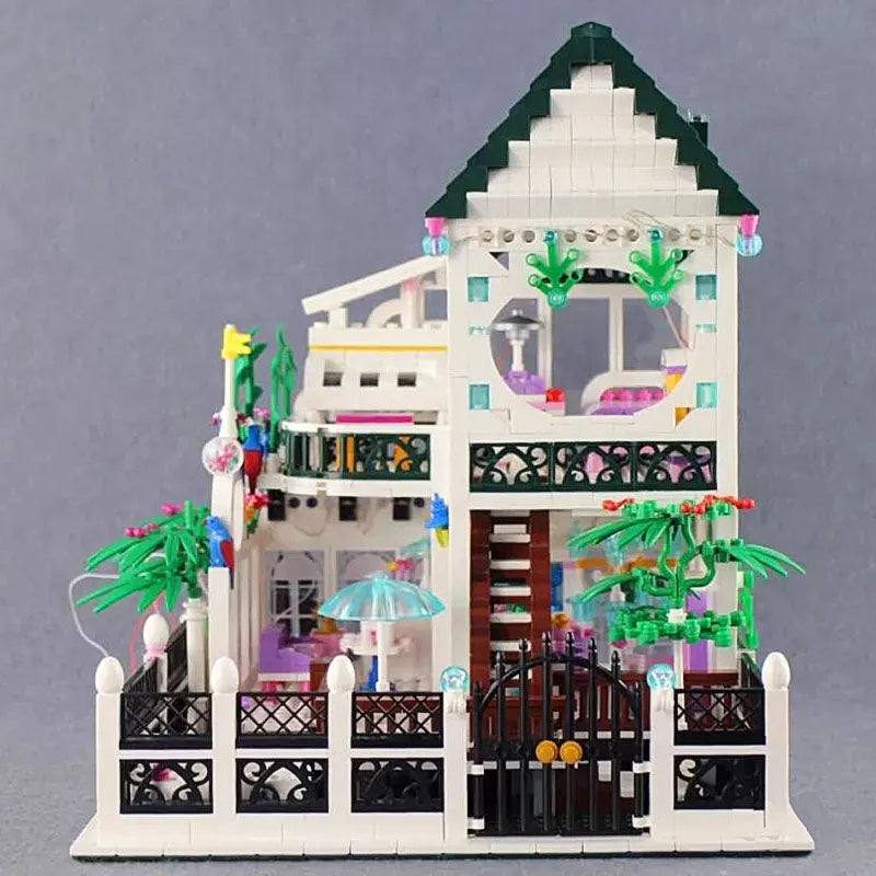 Xingbao MOC Building Block Set: Street Expert City Romantic House, Model XB01202