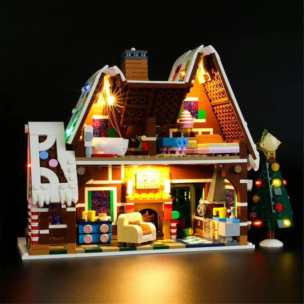 YEBRICKS LED Light Kit for 10267 Gingerbread House (Lights Only), Model L-10267