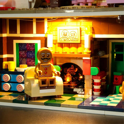 YEBRICKS LED Light Kit for 10267 Gingerbread House (Lights Only), Model L-10267