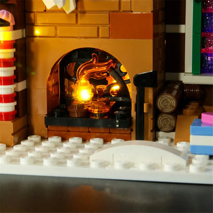 YEBRICKS LED Light Kit for 10267 Gingerbread House (Lights Only), Model L-10267