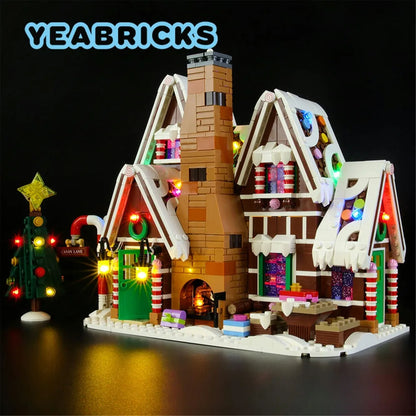 YEBRICKS LED Light Kit for 10267 Gingerbread House (Lights Only), Model L-10267