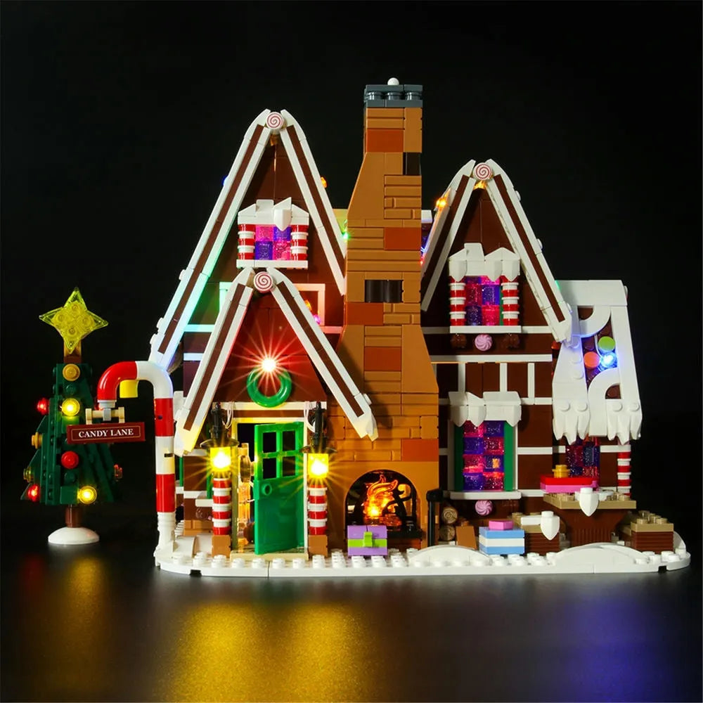 YEBRICKS LED Light Kit for 10267 Gingerbread House (Lights Only), Model L-10267