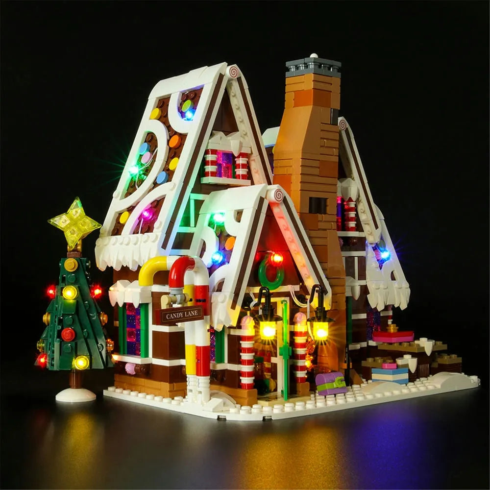 YEBRICKS LED Light Kit for 10267 Gingerbread House (Lights Only), Model L-10267