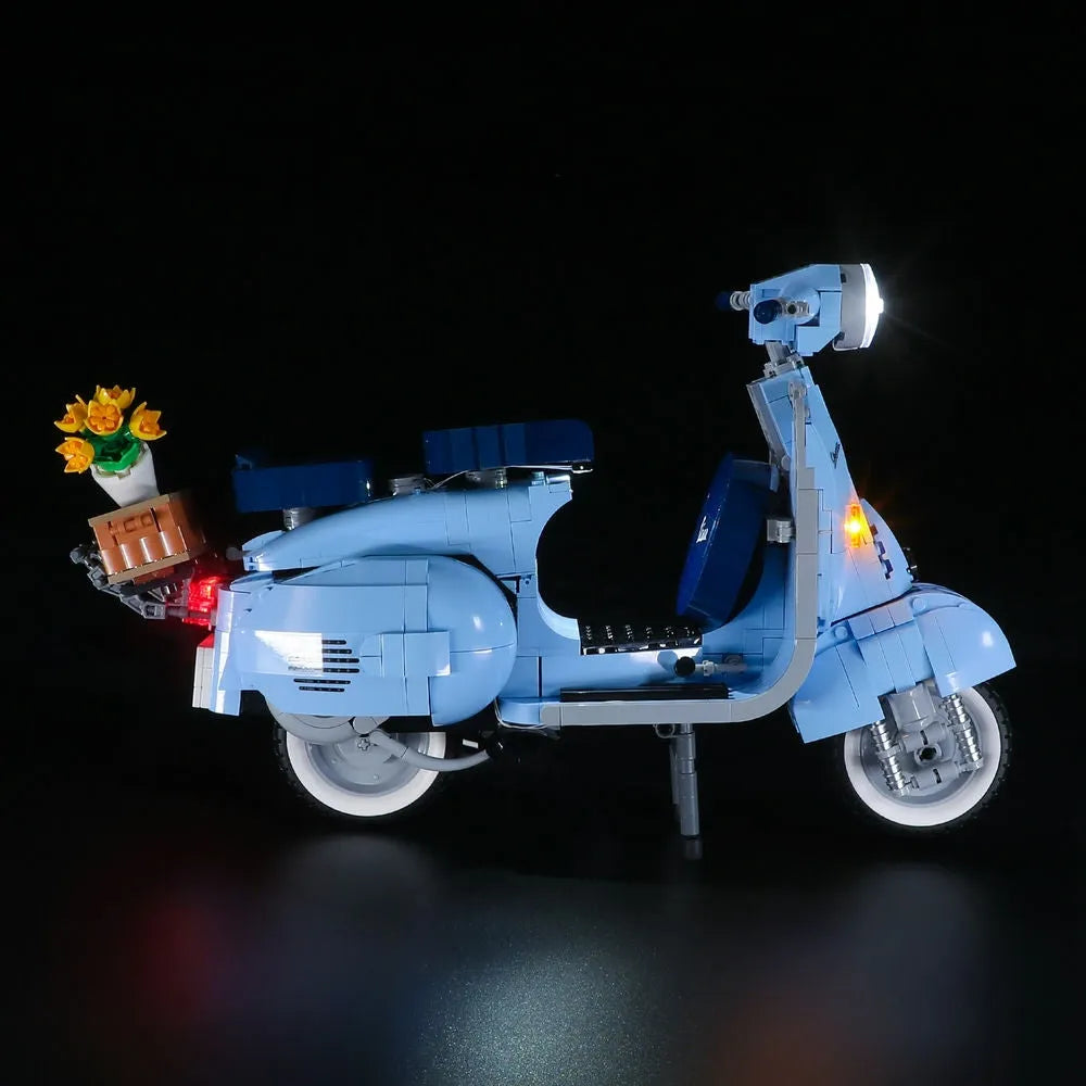 YEBRICKS LED Light Kit for 10298 Vespa 125 (Lights Only), Model L-10298
