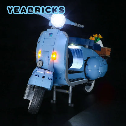 YEBRICKS LED Light Kit for 10298 Vespa 125 (Lights Only), Model L-10298