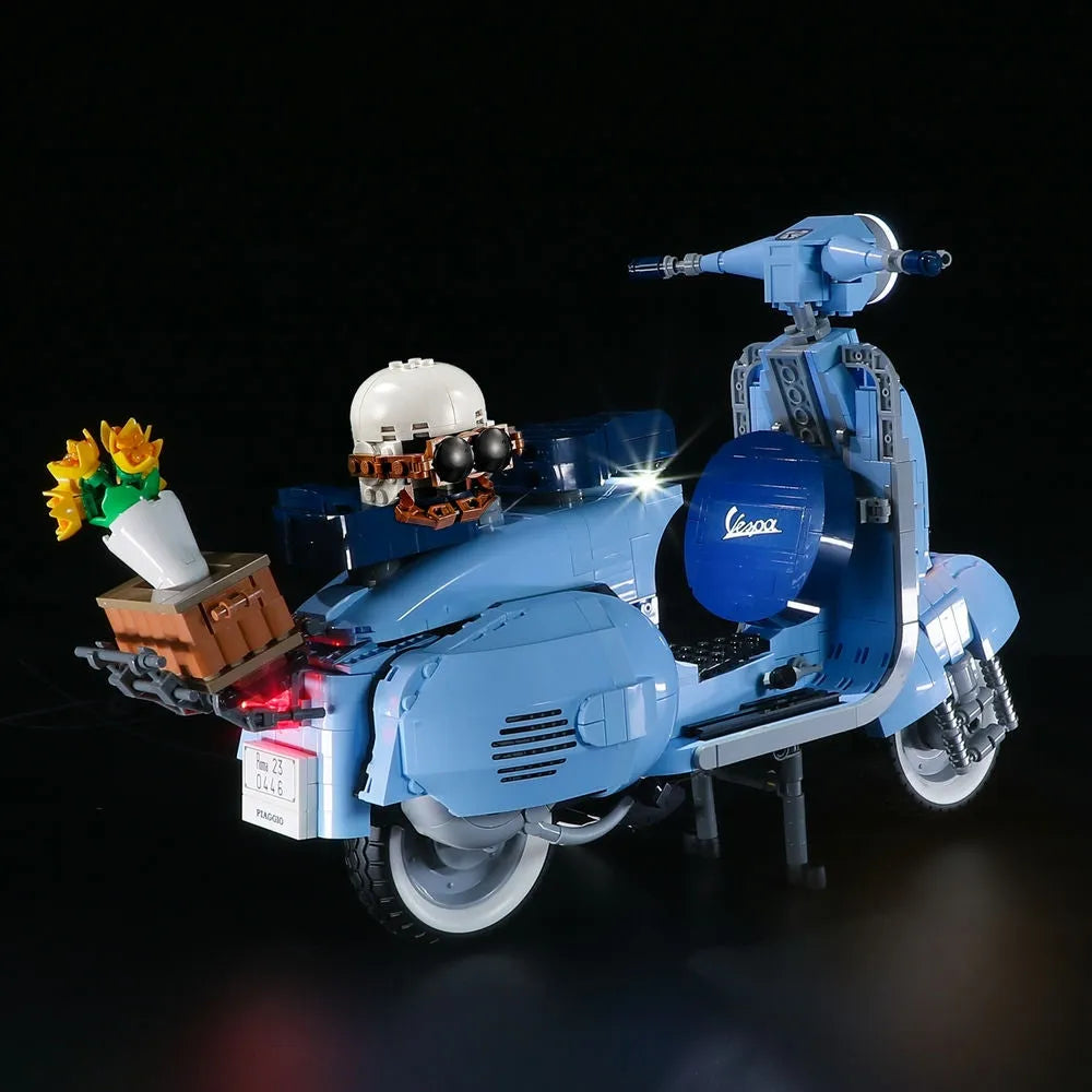 YEBRICKS LED Light Kit for 10298 Vespa 125 (Lights Only), Model L-10298