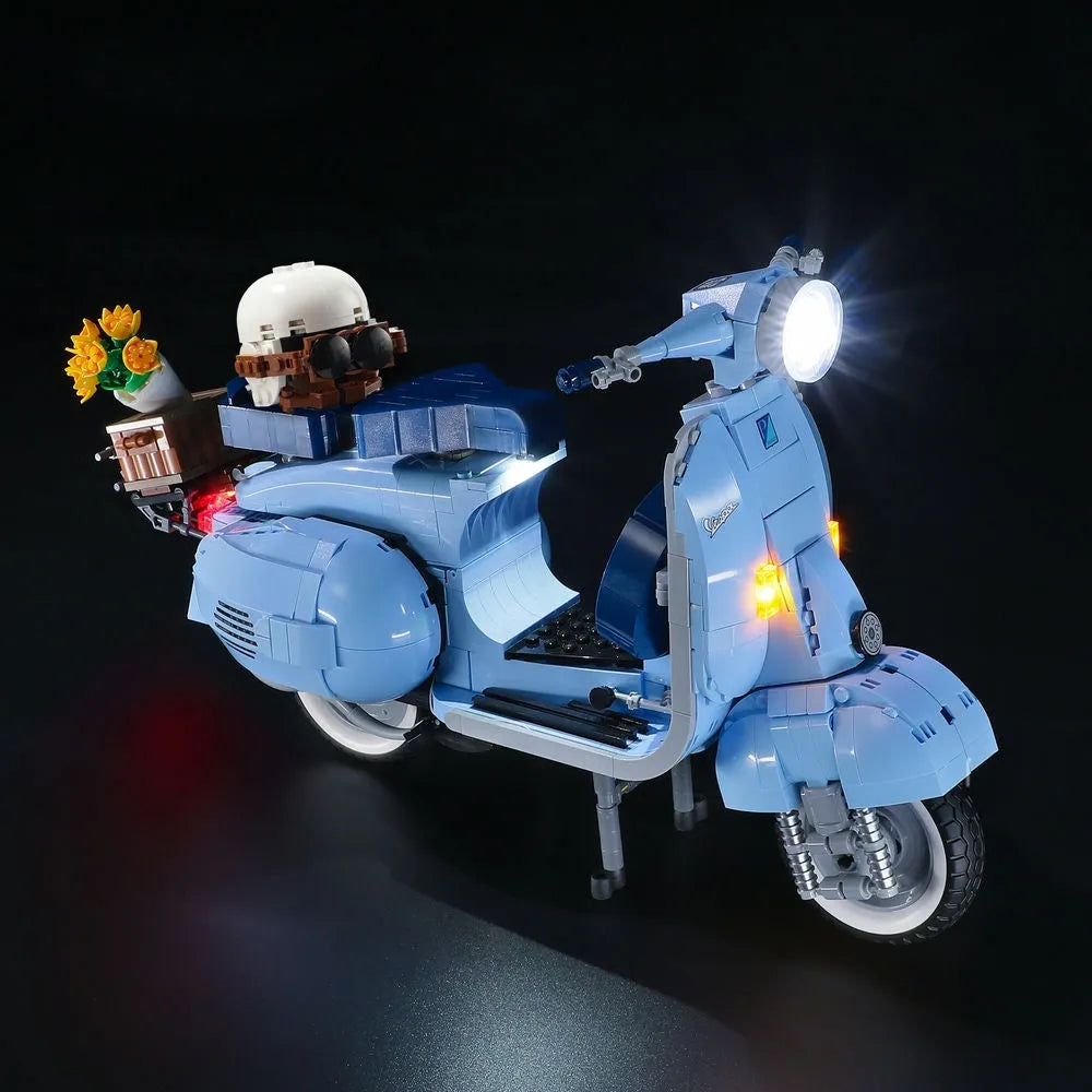 YEBRICKS LED Light Kit for 10298 Vespa 125 (Lights Only), Model L-10298