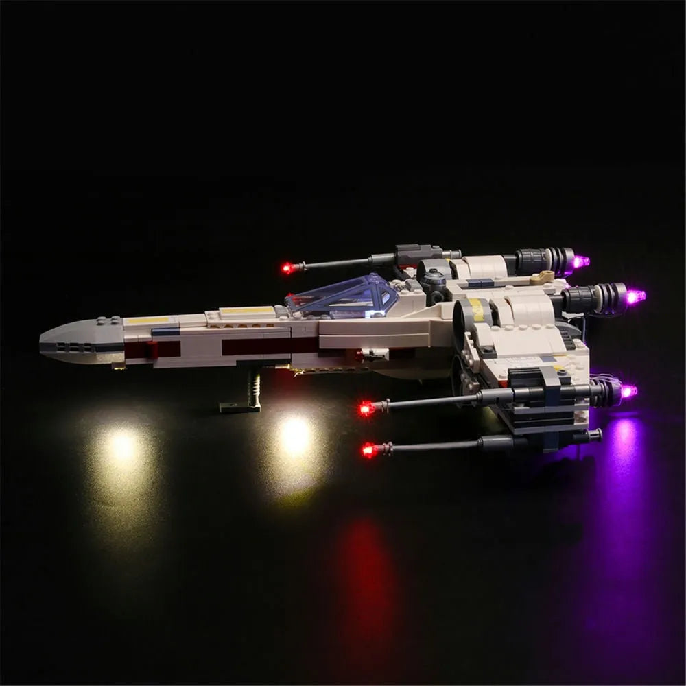 YEBRICKS LED Light Kit for 75218 X-Wing Starfighter (Lights Only), Model L-75218