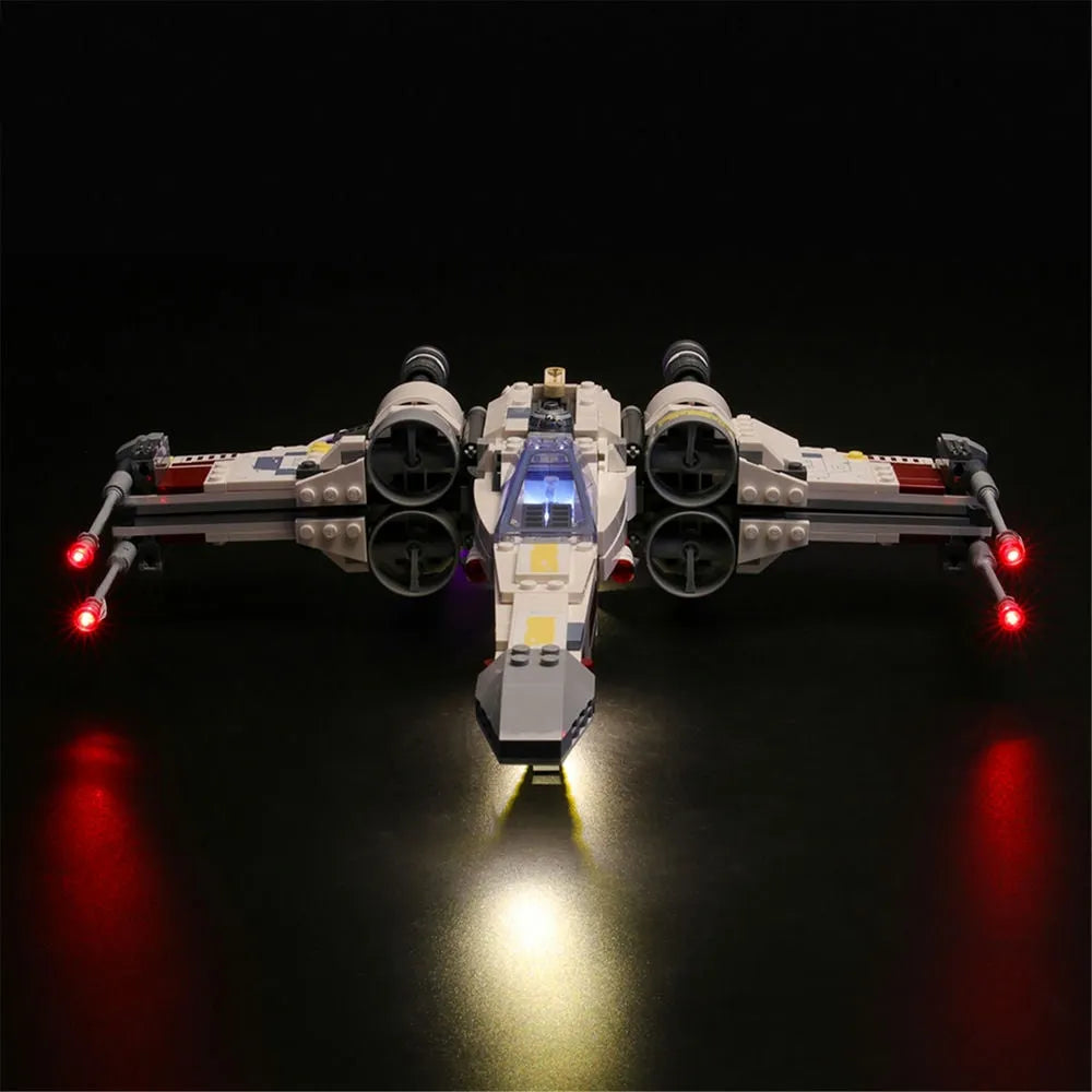 YEBRICKS LED Light Kit for 75218 X-Wing Starfighter (Lights Only), Model L-75218
