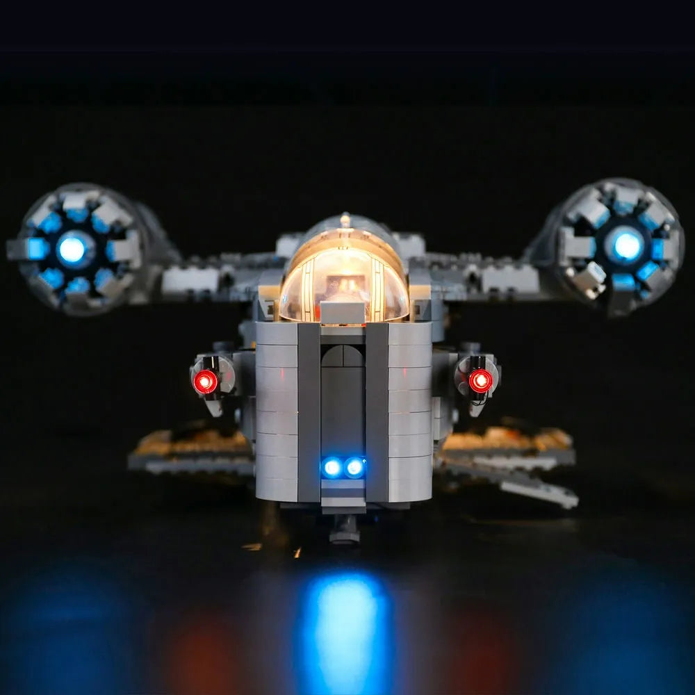 YEBRICKS LED Light Kit for 75292 The Razor Crest (Lights Only), Model L-75292