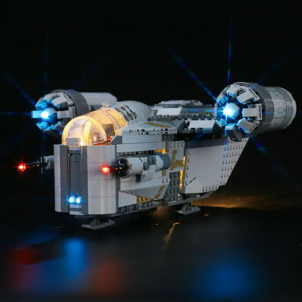 YEBRICKS LED Light Kit for 75292 The Razor Crest (Lights Only), Model L-75292