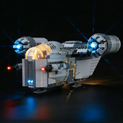 YEBRICKS LED Light Kit for 75292 The Razor Crest (Lights Only), Model L-75292