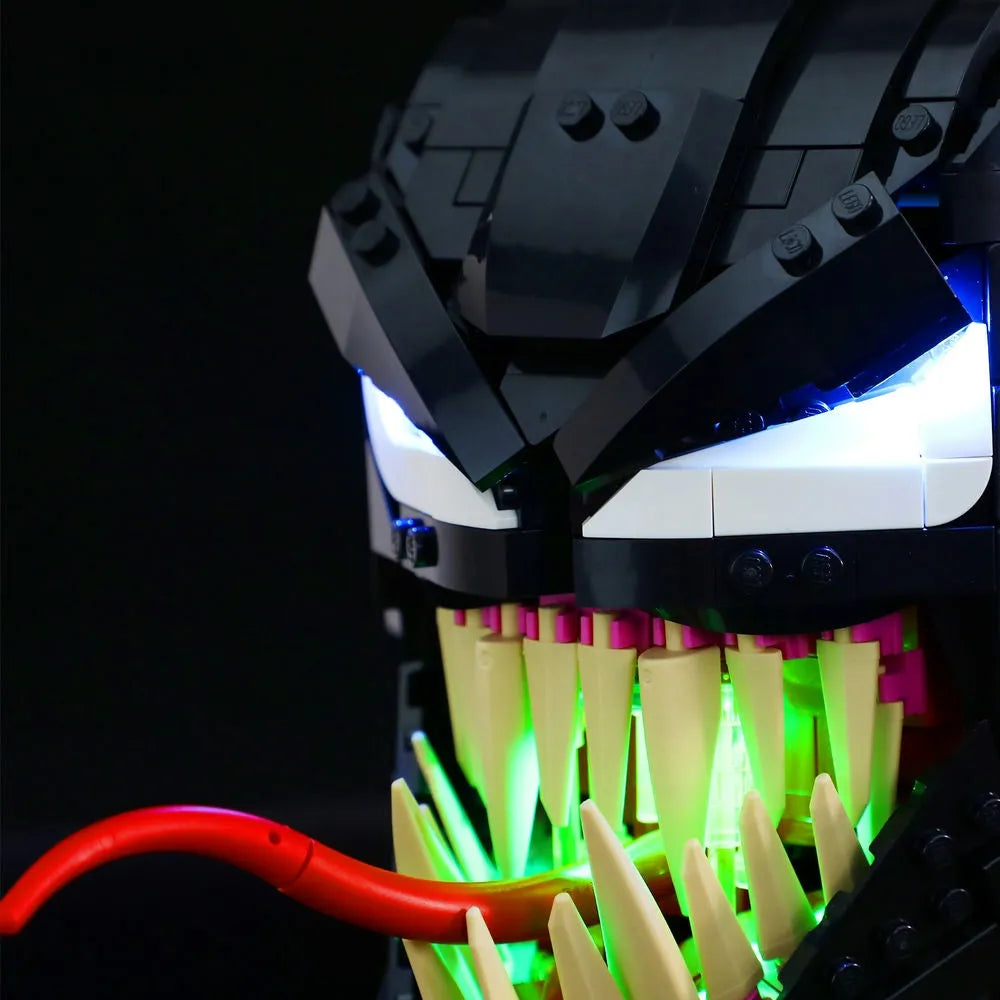 YEBRICKS LED Light Kit for 76187 The Venom (Lights Only), Model L-76187