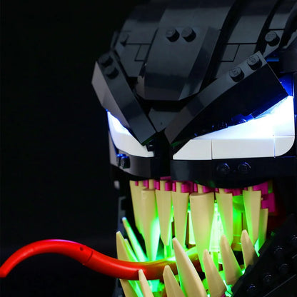 YEBRICKS LED Light Kit for 76187 The Venom (Lights Only), Model L-76187
