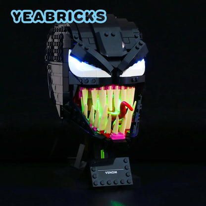 YEBRICKS LED Light Kit for 76187 The Venom (Lights Only), Model L-76187