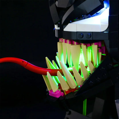 YEBRICKS LED Light Kit for 76187 The Venom (Lights Only), Model L-76187