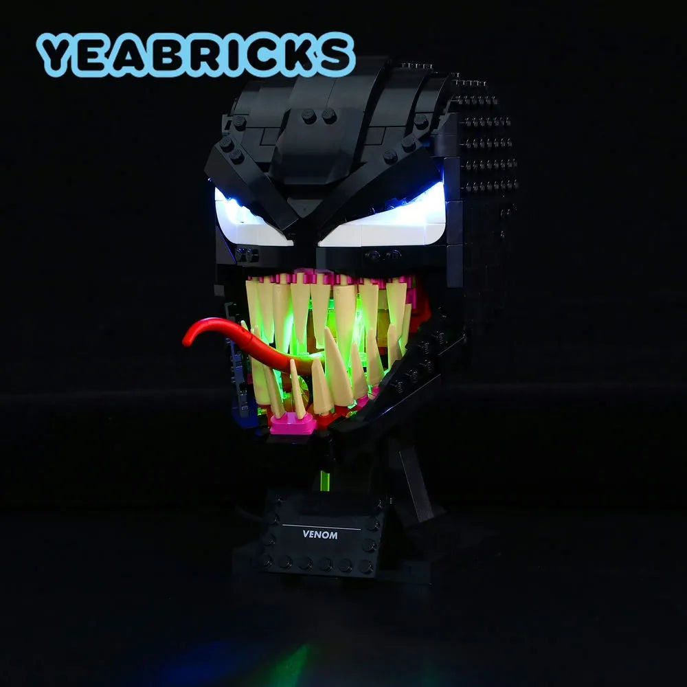 YEBRICKS LED Light Kit for 76187 The Venom (Lights Only), Model L-76187