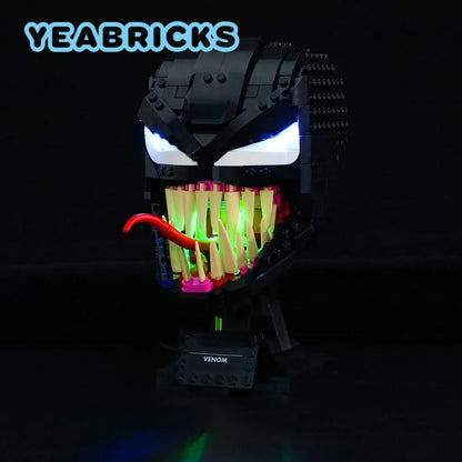 YEBRICKS LED Light Kit for 76187 The Venom (Lights Only), Model L-76187