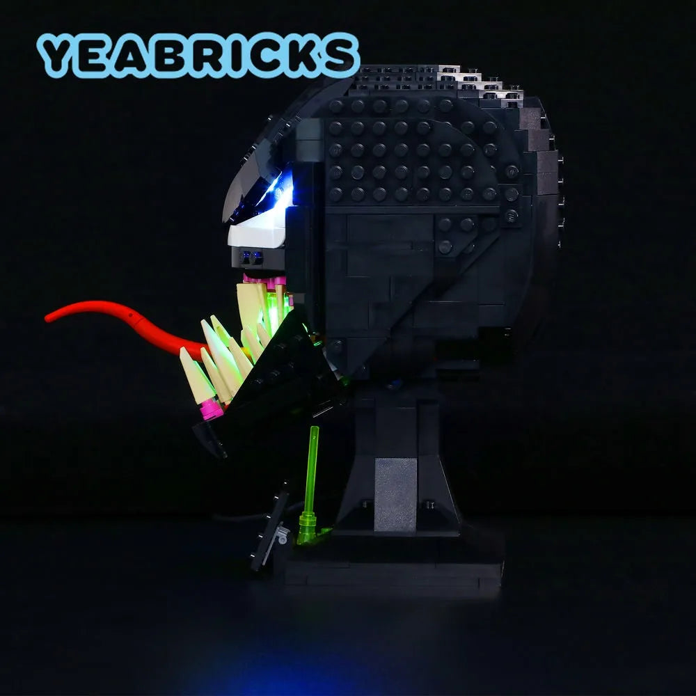 YEBRICKS LED Light Kit for 76187 The Venom (Lights Only), Model L-76187