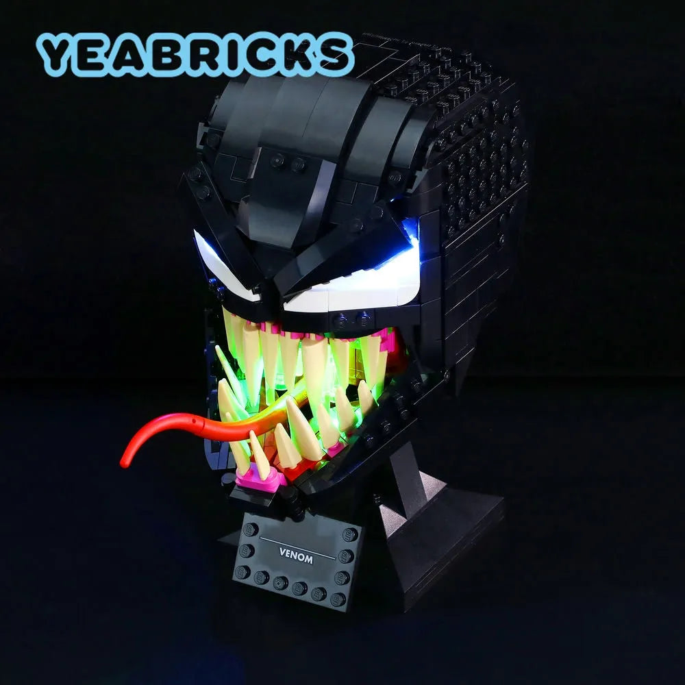 YEBRICKS LED Light Kit for 76187 The Venom (Lights Only), Model L-76187