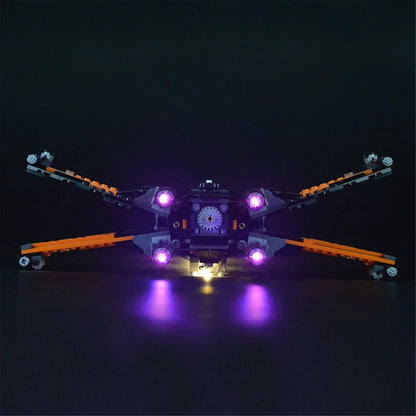 YEBRICKS LED Light Kit for 75102 Poe X-Wing Fighter (Lights Only), Model L-75102