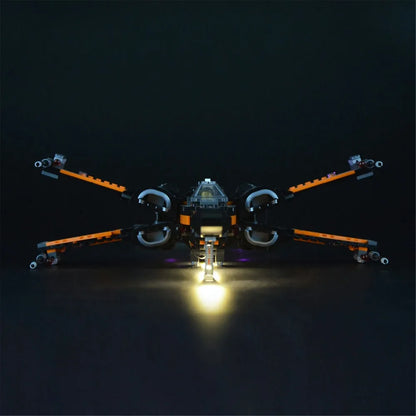 YEBRICKS LED Light Kit for 75102 Poe X-Wing Fighter (Lights Only), Model L-75102