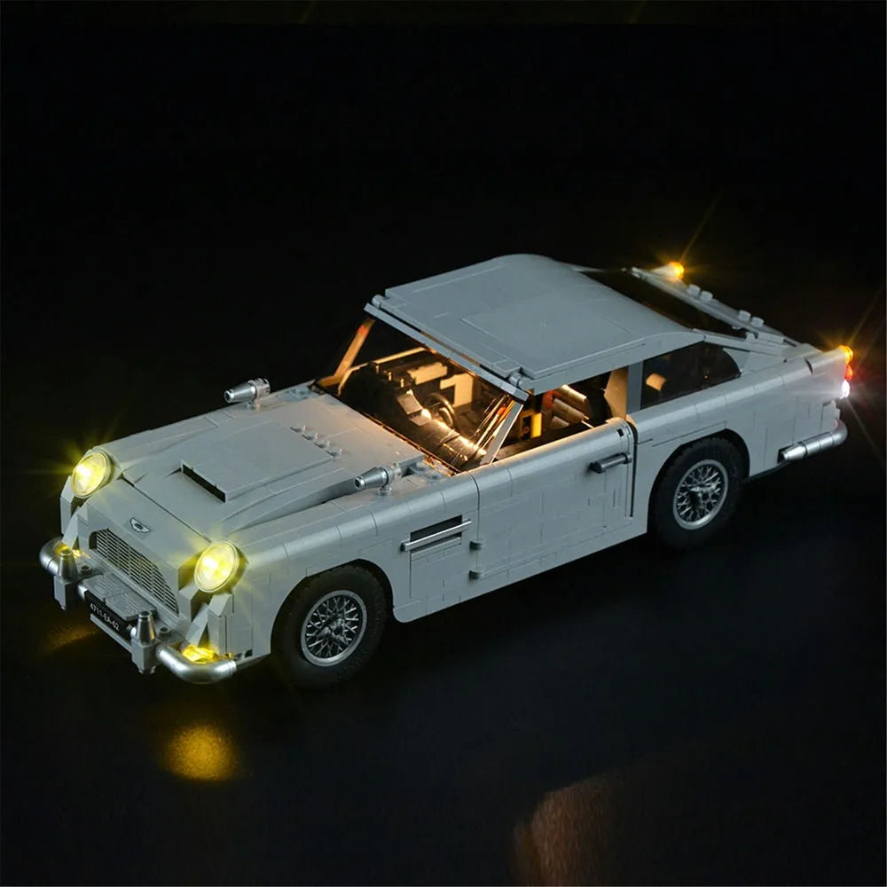 YEBRICKS LED Light Kit for 10262 James Bond Aston Martin DB5 (Lights Only), Model L-10262