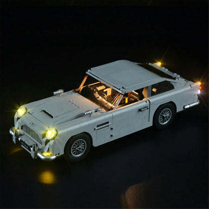 YEBRICKS LED Light Kit for 10262 James Bond Aston Martin DB5 (Lights Only), Model L-10262