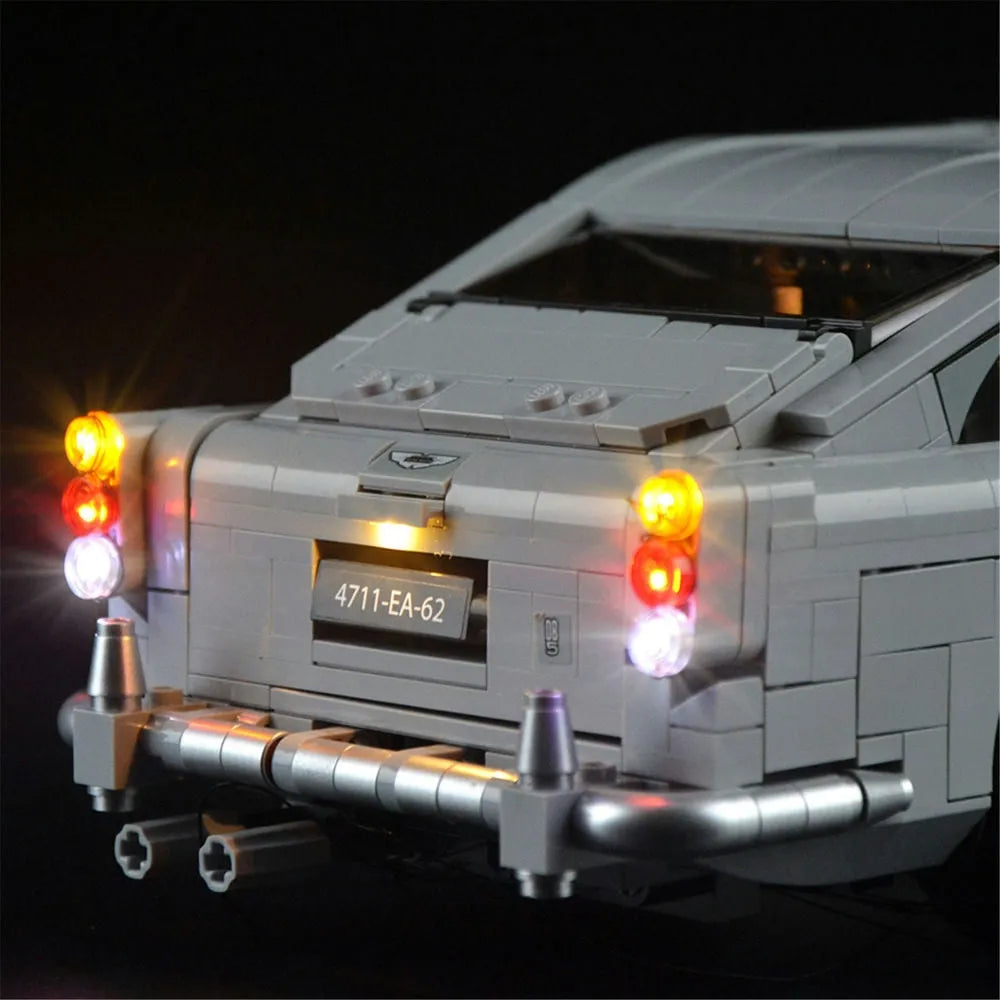 YEBRICKS LED Light Kit for 10262 James Bond Aston Martin DB5 (Lights Only), Model L-10262