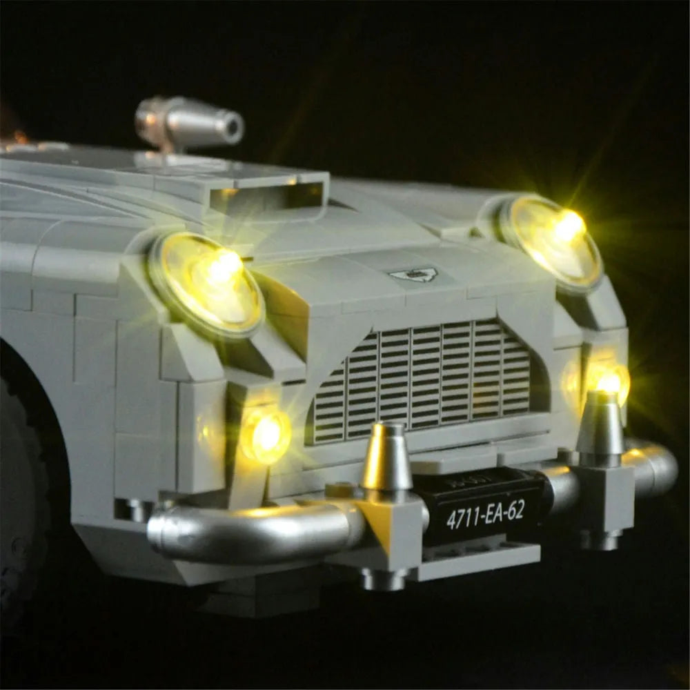 YEBRICKS LED Light Kit for 10262 James Bond Aston Martin DB5 (Lights Only), Model L-10262