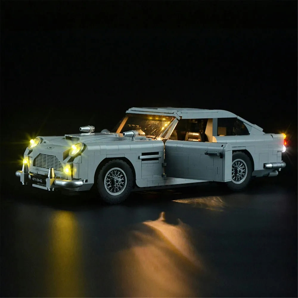 YEBRICKS LED Light Kit for 10262 James Bond Aston Martin DB5 (Lights Only), Model L-10262