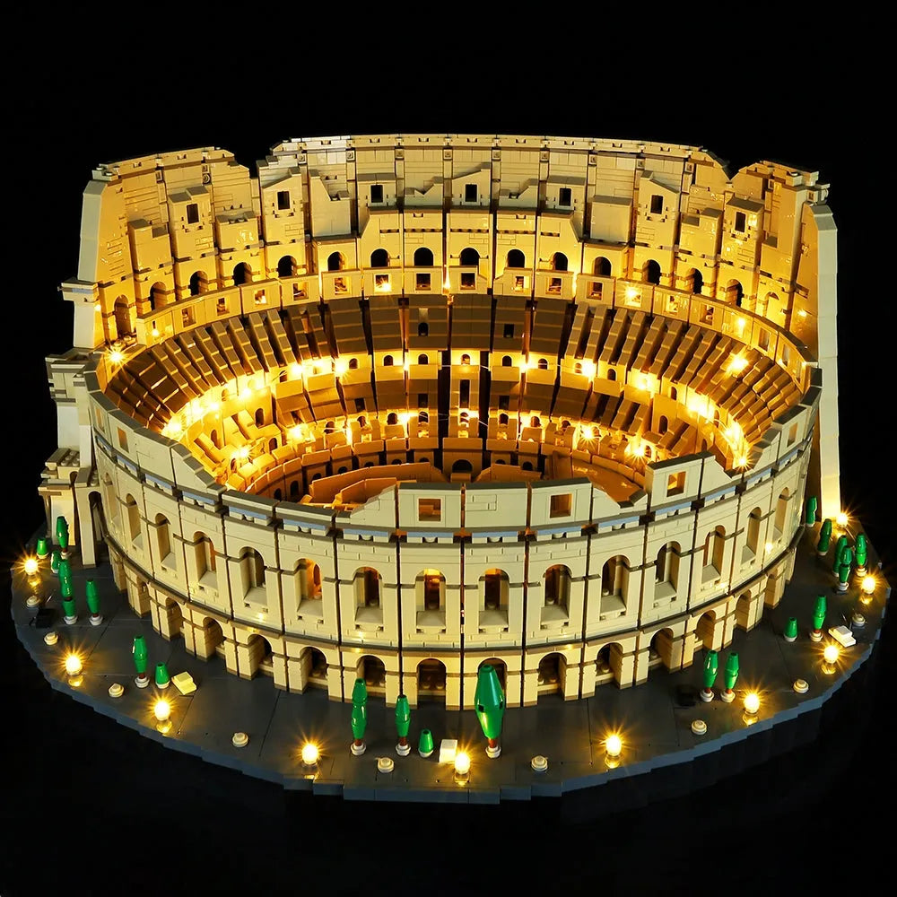 YEBRICKS LED Light Kit for 10276 Creator Expert Colosseum (Lights Only), Model L-10276