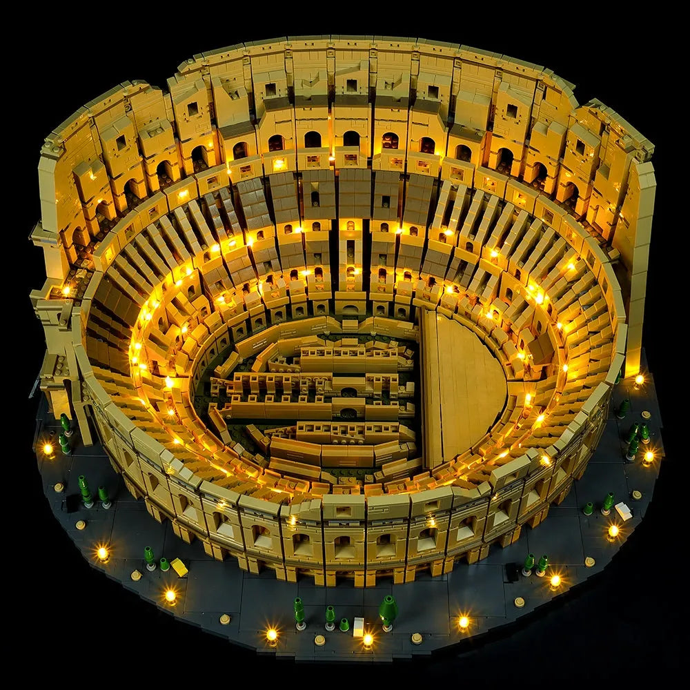 YEBRICKS LED Light Kit for 10276 Creator Expert Colosseum (Lights Only), Model L-10276