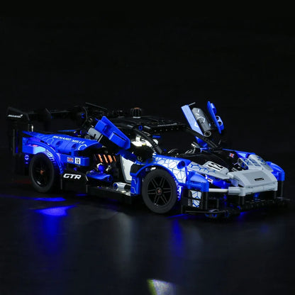 YEBRICKS LED Light Kit for 42123 McLaren Senna GTR (Lights Only), Model L-42123