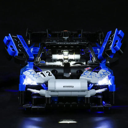 YEBRICKS LED Light Kit for 42123 McLaren Senna GTR (Lights Only), Model L-42123