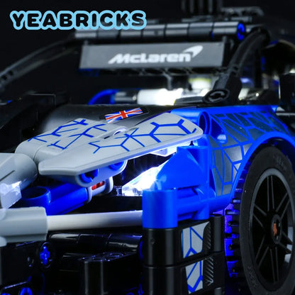 YEBRICKS LED Light Kit for 42123 McLaren Senna GTR (Lights Only), Model L-42123