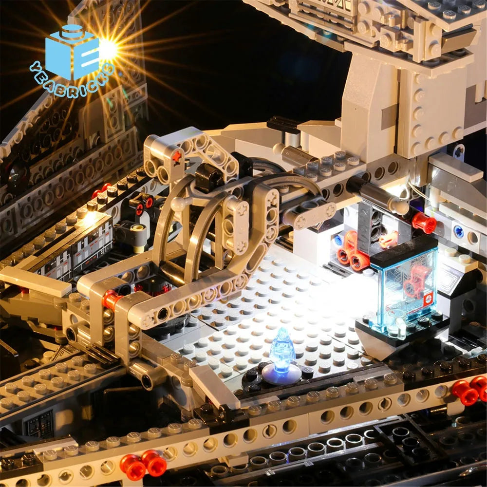 YEBRICKS LED Light Kit for 75055 The Imperial Star Destroyer (Lights Only), Model L-75055